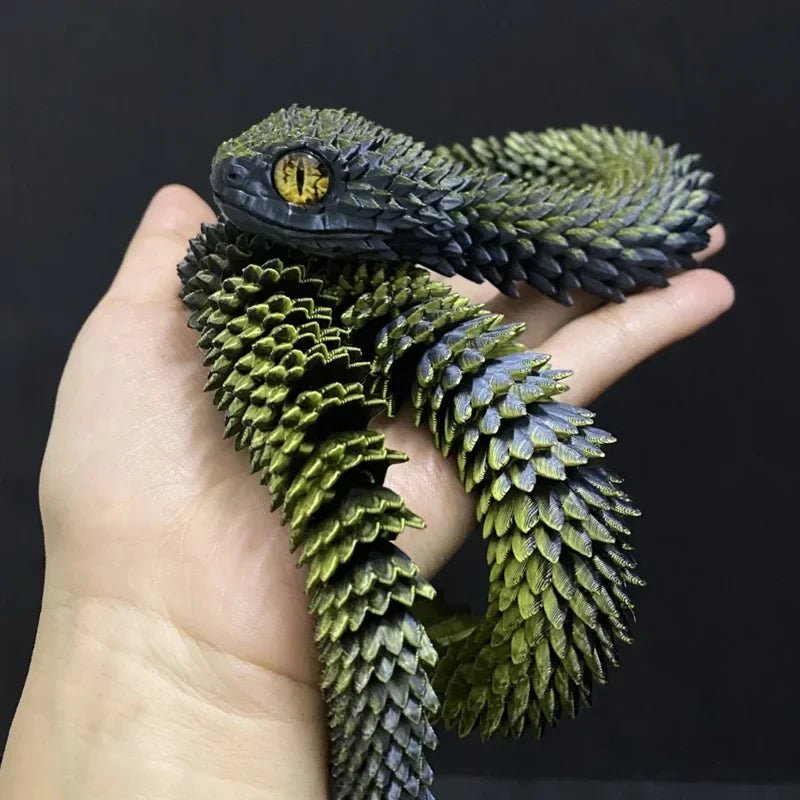 3D Printed Movable Joint Snake Fidget Toy - Fav Fidgets