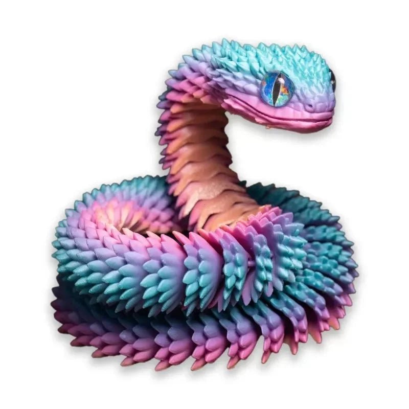 3D Printed Movable Joint Snake Fidget Toy - Fav Fidgets