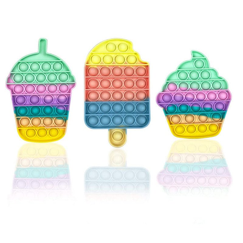 Jumbo Push Pop Fidget - Fidget Sensory Toy - Ice Cream collection - Fav Fidgets