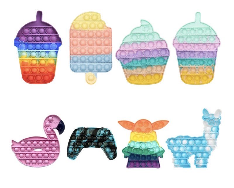 Jumbo Push Pop Fidget - Fidget Sensory Toy - Summer collection - Fav Fidgets