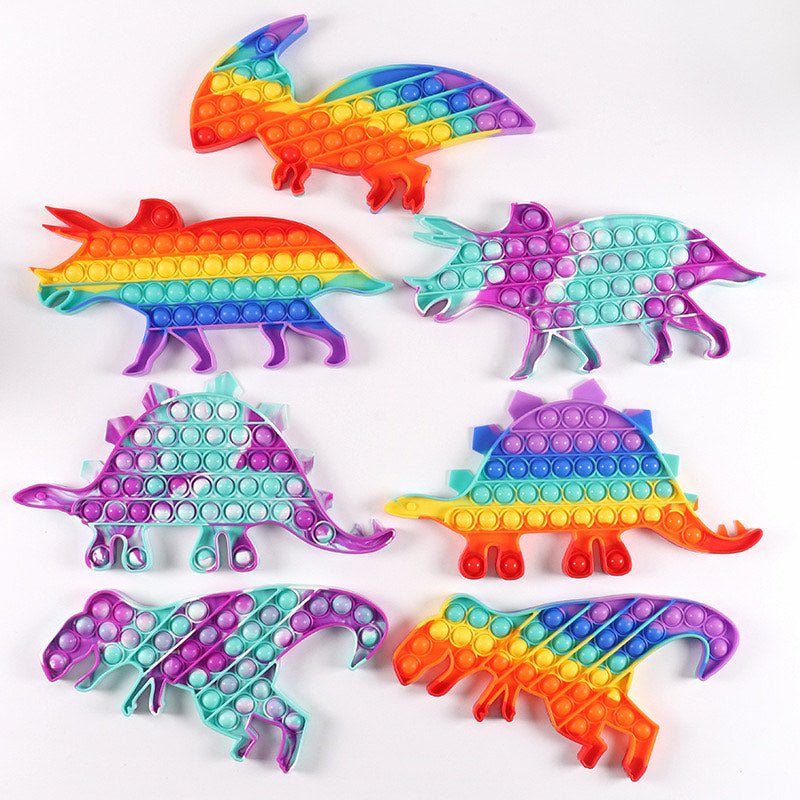 Jumbo Push Pop Fidget Toy - Fidget Sensory Toys - Dinosaurs - Fav Fidgets