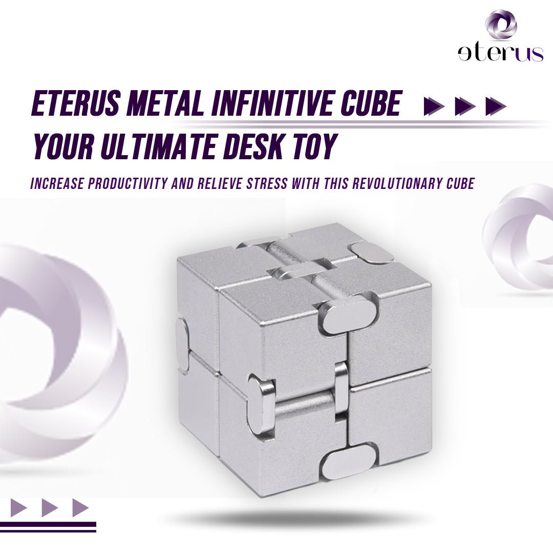Metal Infinitive Cube - Fav Fidgets