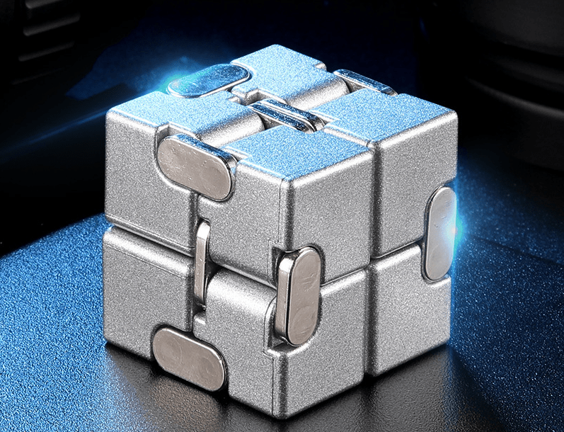 Metal Infinitive Cube - Fav Fidgets