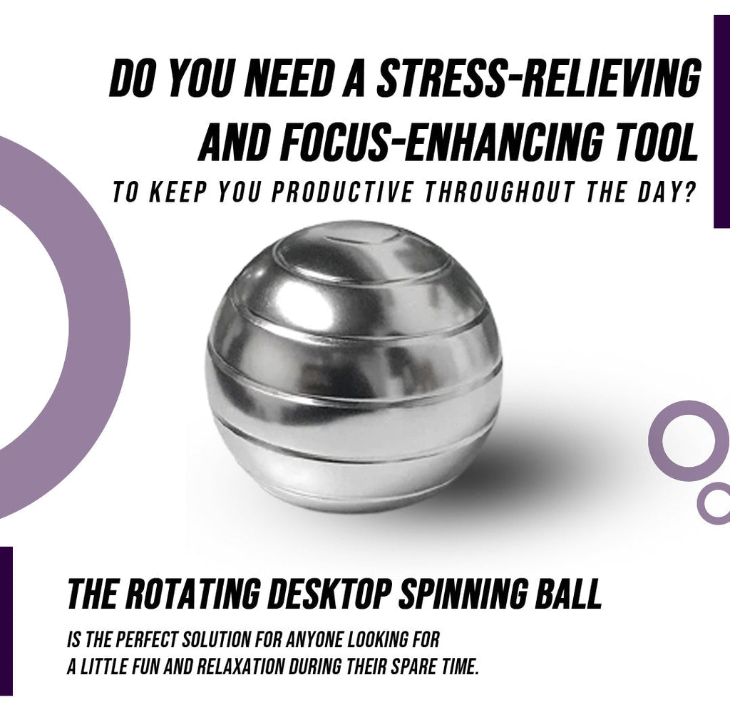 Rotating Desktop Spinning Ball - Fav Fidgets