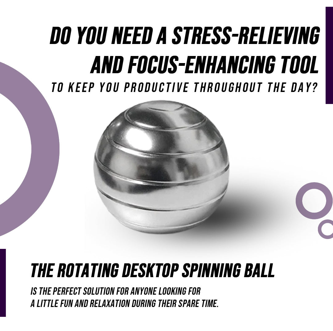 Rotating Desktop Spinning Ball - Fav Fidgets